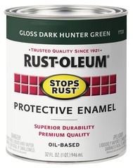 Rust-Oleum 7738502 Stops Rust 32 Fl Oz (Pack of 1), Gloss Dark Hunter Green