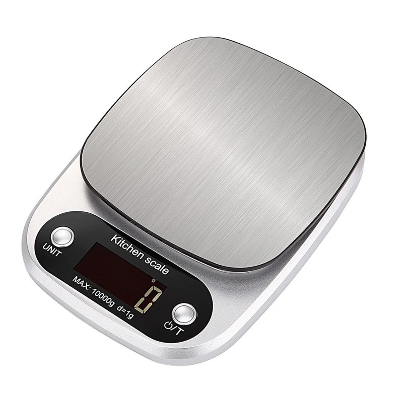 10kg/1g Digital Kitchen Scale Stainless Steel LCD Food Coffee Baking Tool gallery