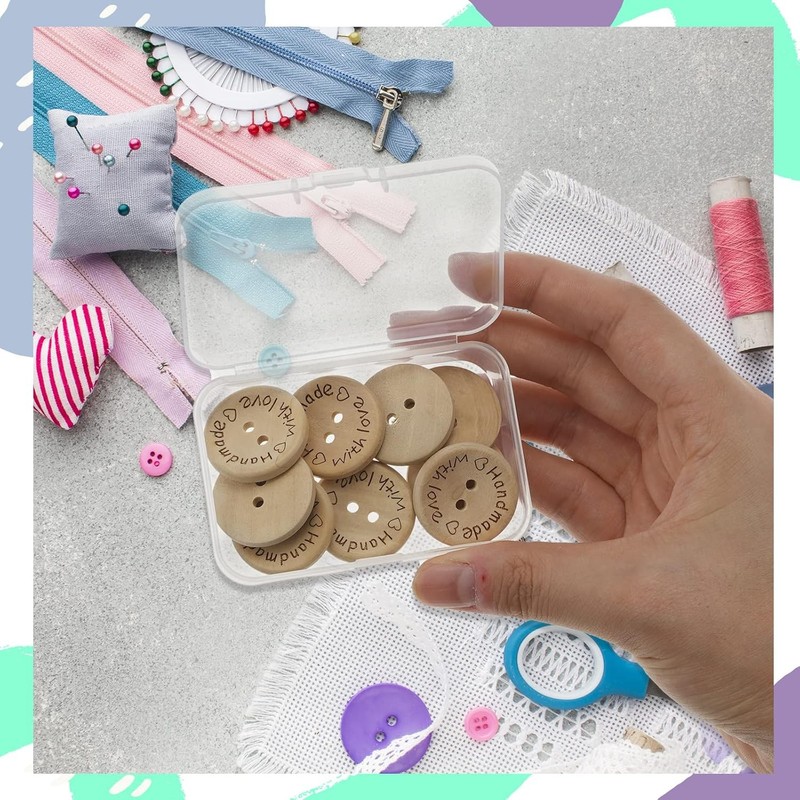 10PC Small Plastic Storage Container Box DIY Coins Screws Jewelry Travel Beads gallery