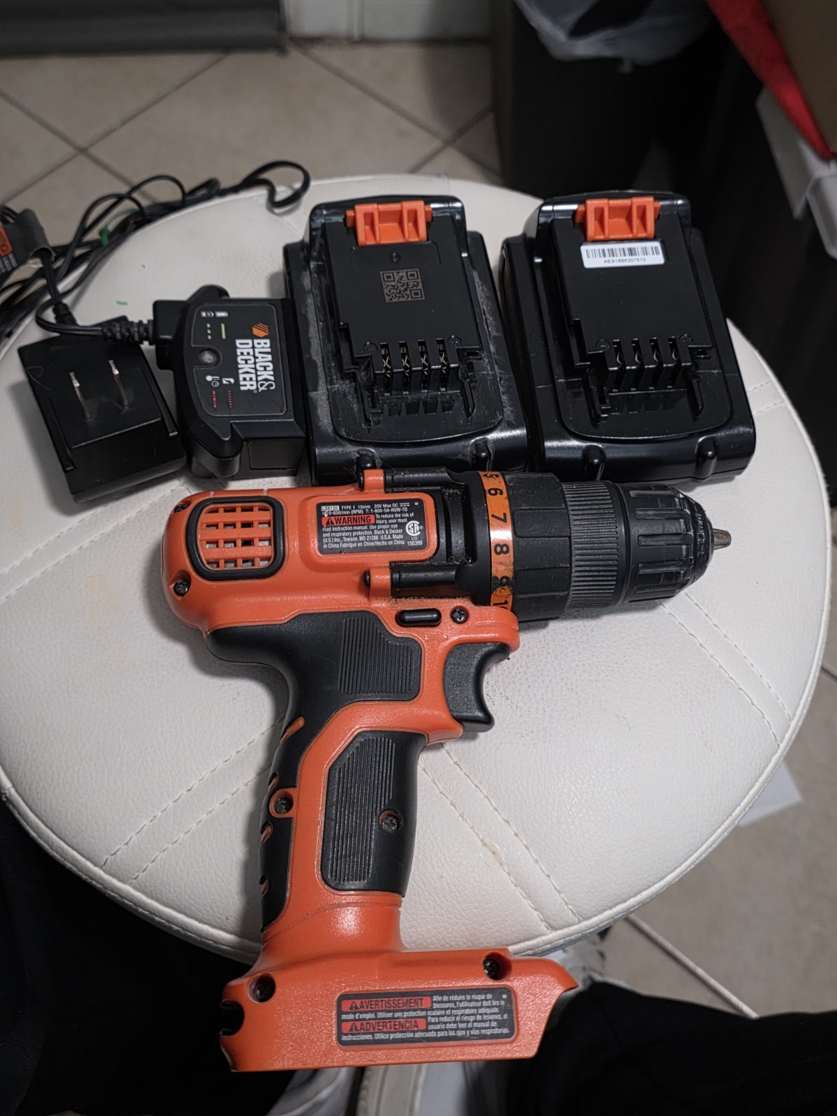 BLACK+DECKER 20V MAX Cordless Drill/Driver LDX120C with 2 Battery & Charger gallery