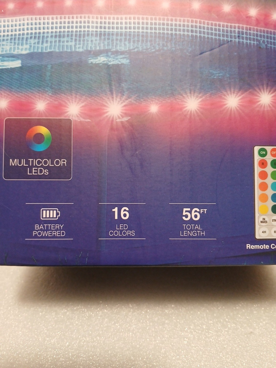 56ft RGB Waterproof Color Changing LED Strip Rope Lights w/32-Key Remote [G3R] gallery