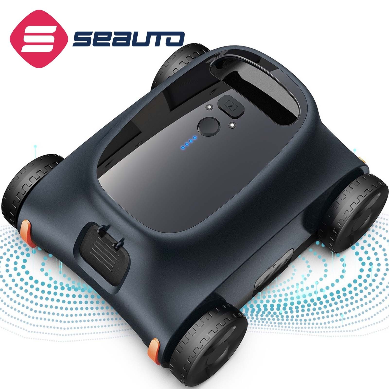 Seauto Pool Vacuum Cordless Pool Cleaner Robotic Wall Climbing Powerful Suction gallery