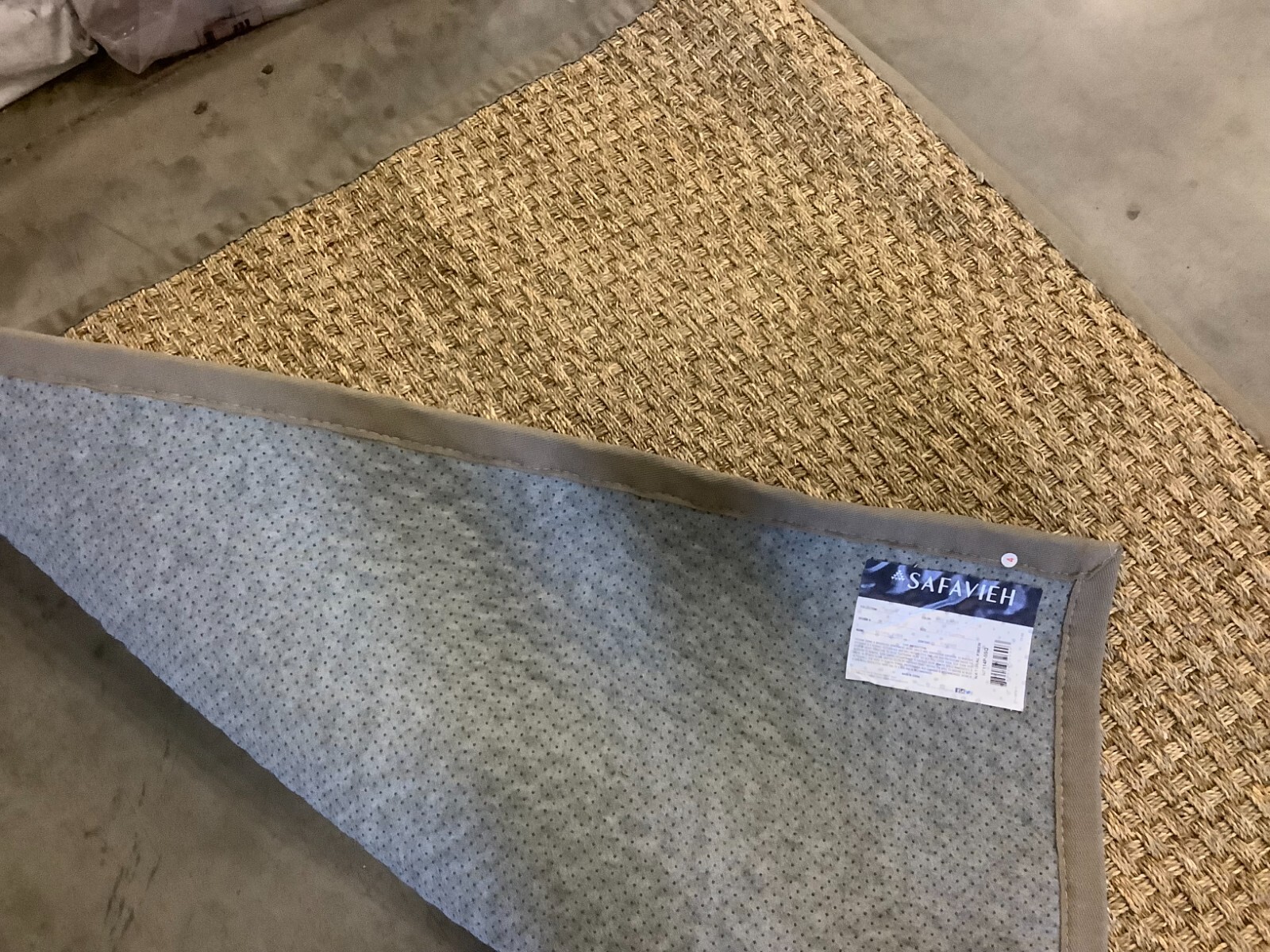NATRL / GREY 5'-0" x 5'-0" Broken Thread Rug Reduced Price 1172676066 NF114P-5SQ gallery