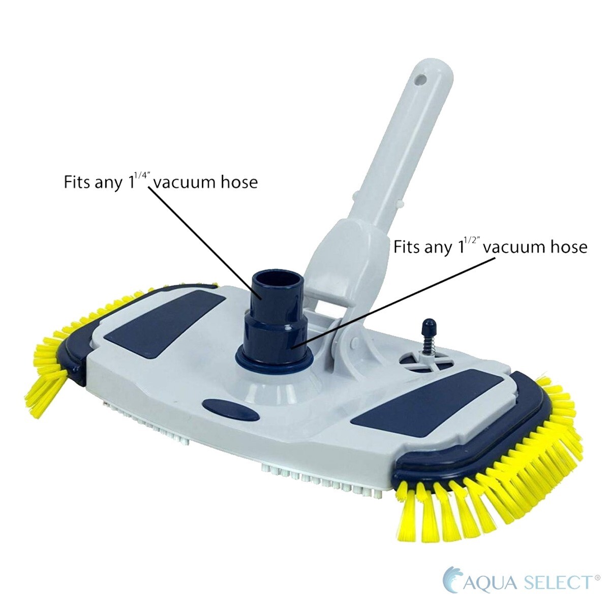 In-Ground & Above Ground Swimming Pool Weighted Vacuum Head w/ Side Brushes gallery