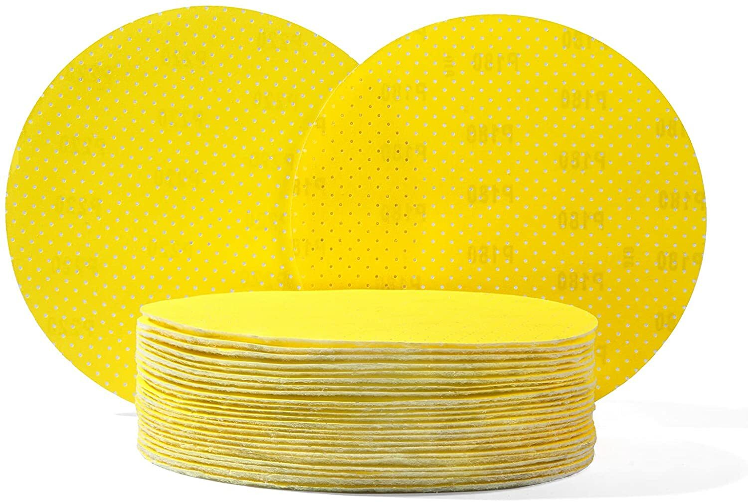 5PCS 9-in/225mm Multi-Hole Drywall Sander Paper Hook&Loop Sanding Pads 150 Grit gallery