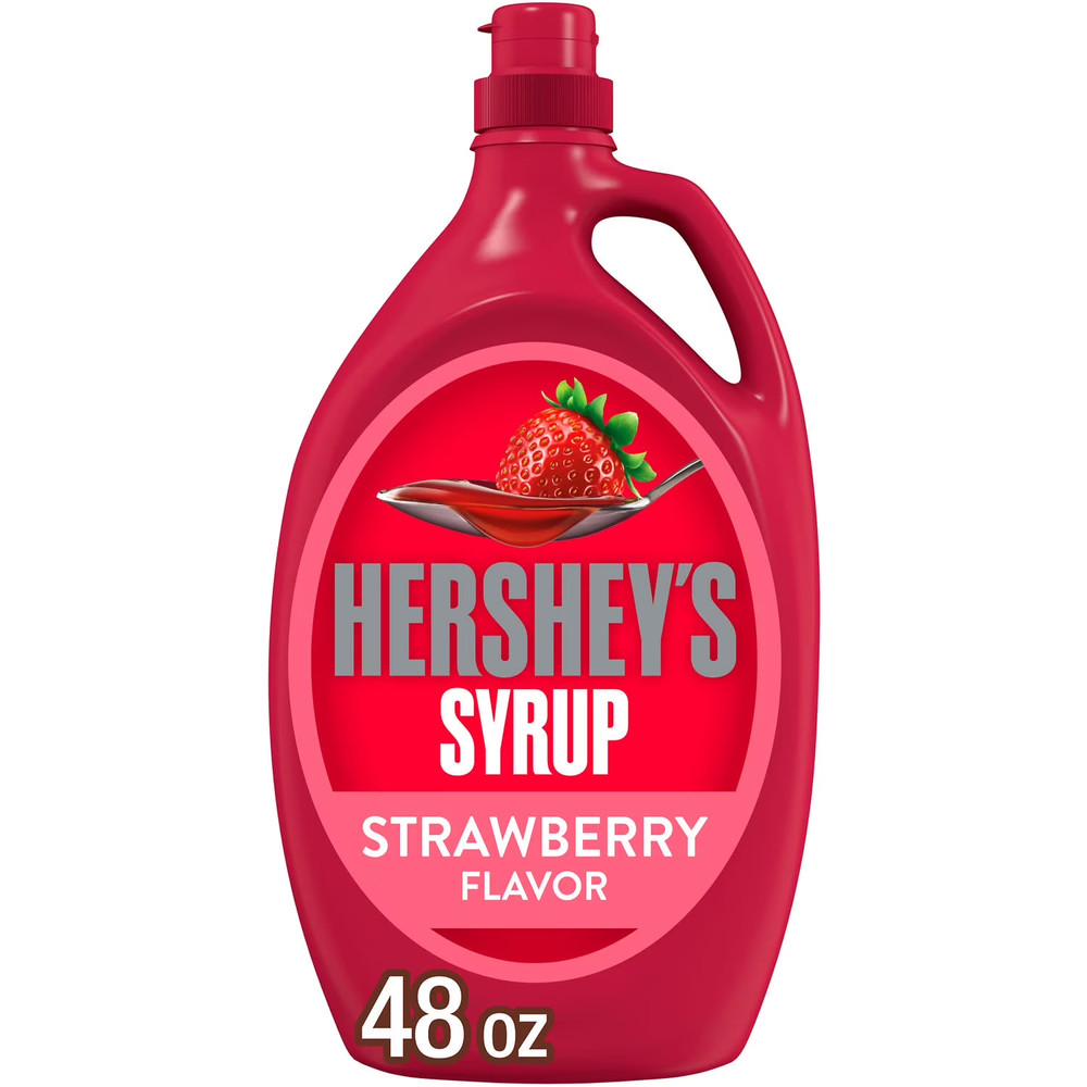 Hershey's Strawberry Flavored Syrup, Bottle 48 oz