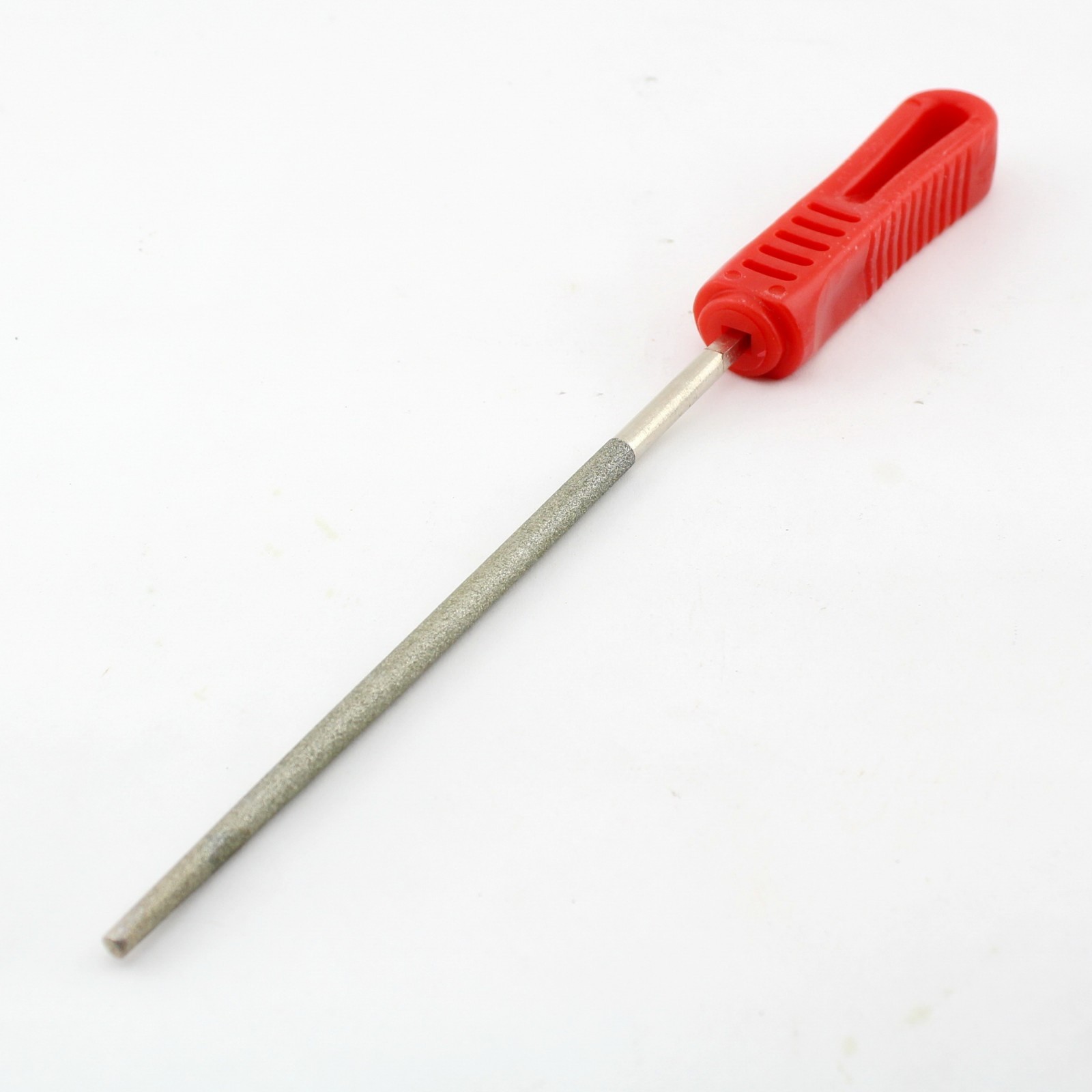 10" inch Diamond Coated ROUND File 250mm Length Grit 120 medium Filing Glass gallery