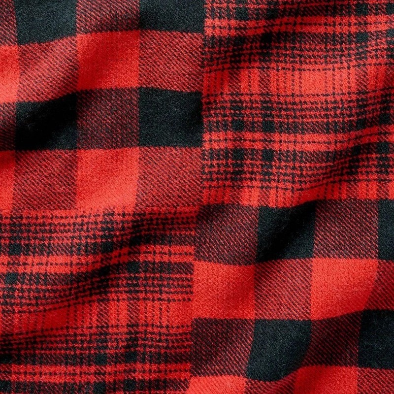 Patchwork Plaid Throw Blanket Red/Black - Woolrich, target, wool blend gallery