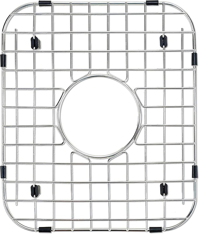 Kitchen Sink Protector Grid, Stainless Steel Sink Bottom Rack 13.6" x 11.6" gallery