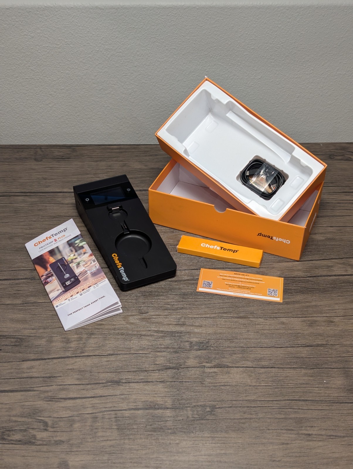 Chefstemp Smart Wireless Meat Thermometer WiFi Bluetooth Open Box Tested gallery