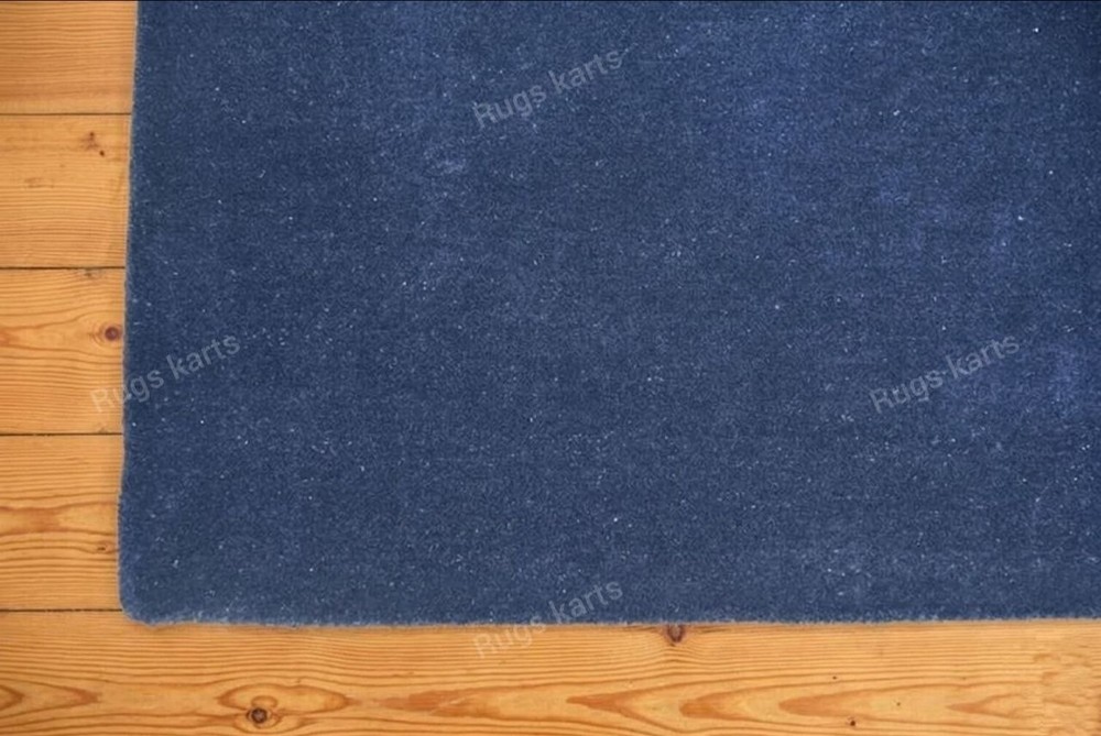 Imperial Blue Luxury Solid Rug