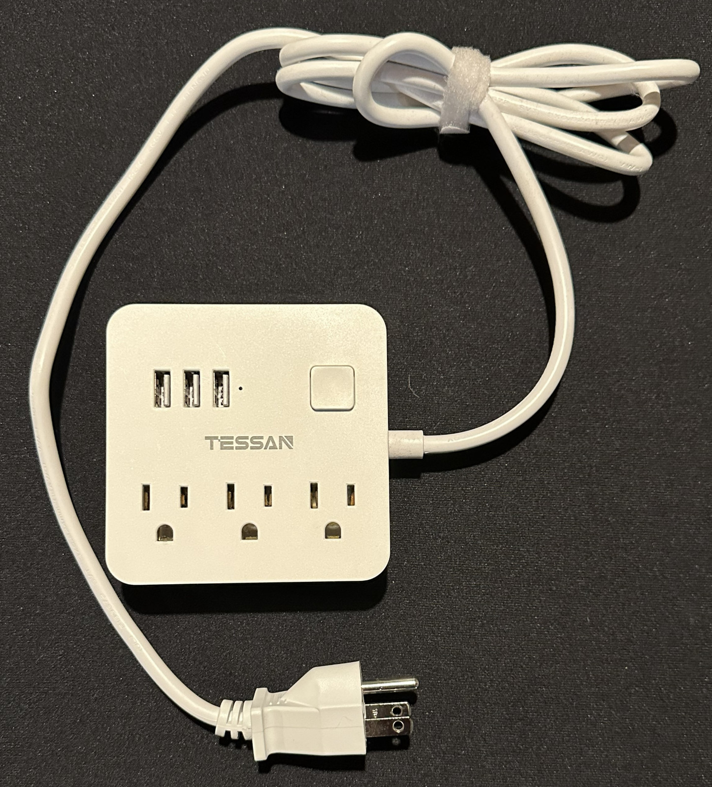 TESSAN 5 FT Extension Cord / Power Strip with 3 USB 3 Outlets gallery