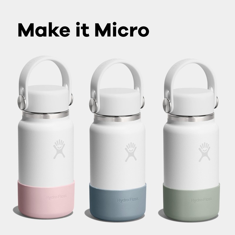 Hydro Flask Micro Bottle Boot - Bottom Protector Sleeve - 7 Ounces, BLACK gallery