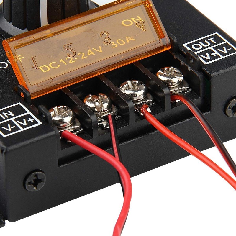 2Pack LED Dimmer Switch DC 12-24V 30A PWM Stepless Brightness Dimming Controller gallery