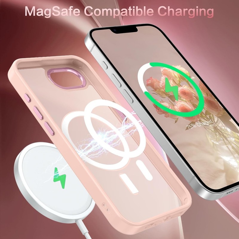 For iPhone 16e Phone Case Magnetic Translucent Slim Shockproof Cover gallery