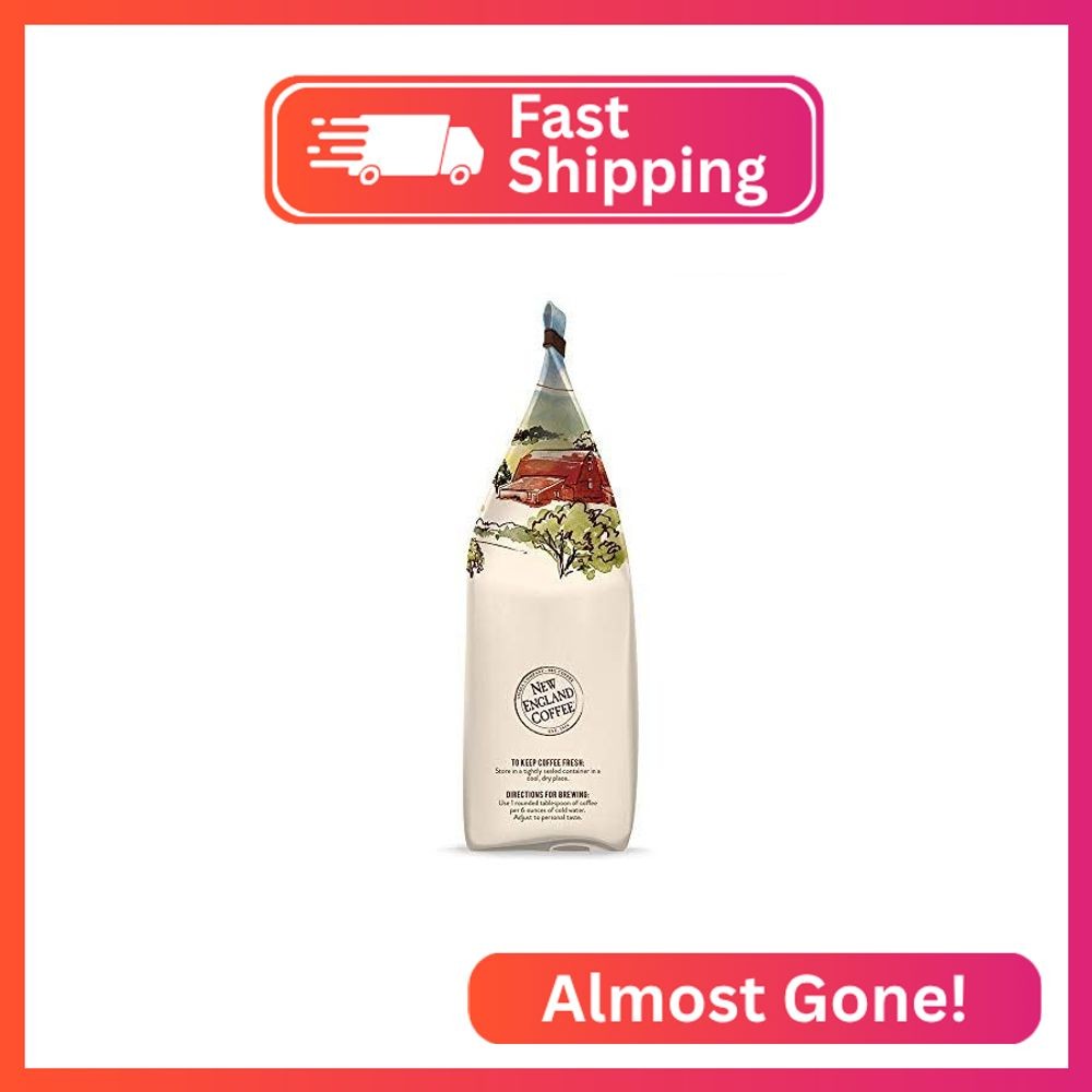 New England Coffee Breakfast Blend Decaffeinated Medium Roast Ground Coffee, 10o gallery