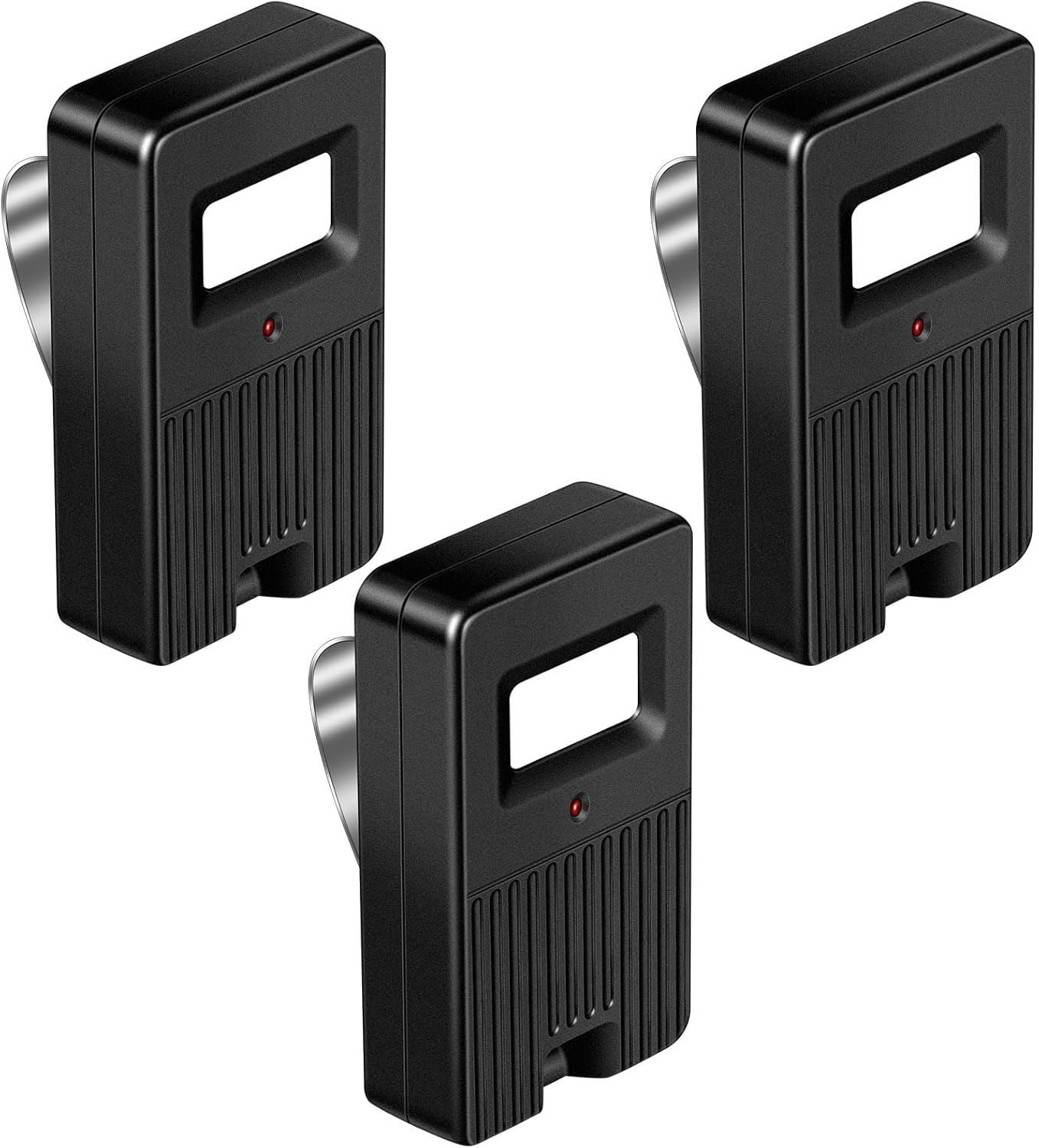 Kingdder 3 Pcs Garage Door Remote 8 Dip Switch Compatible with Linear black gallery