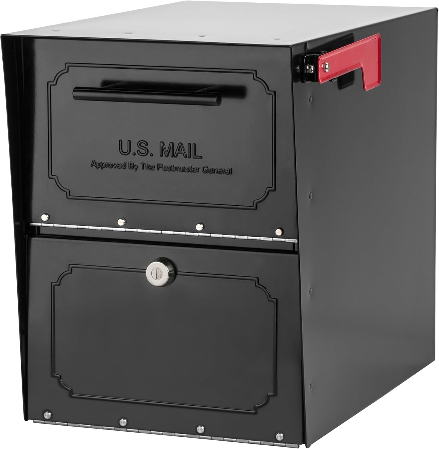 Architectural Mailboxes 6200B-10 Oasis Classic Locking Post Mount Parcel Mailbox gallery