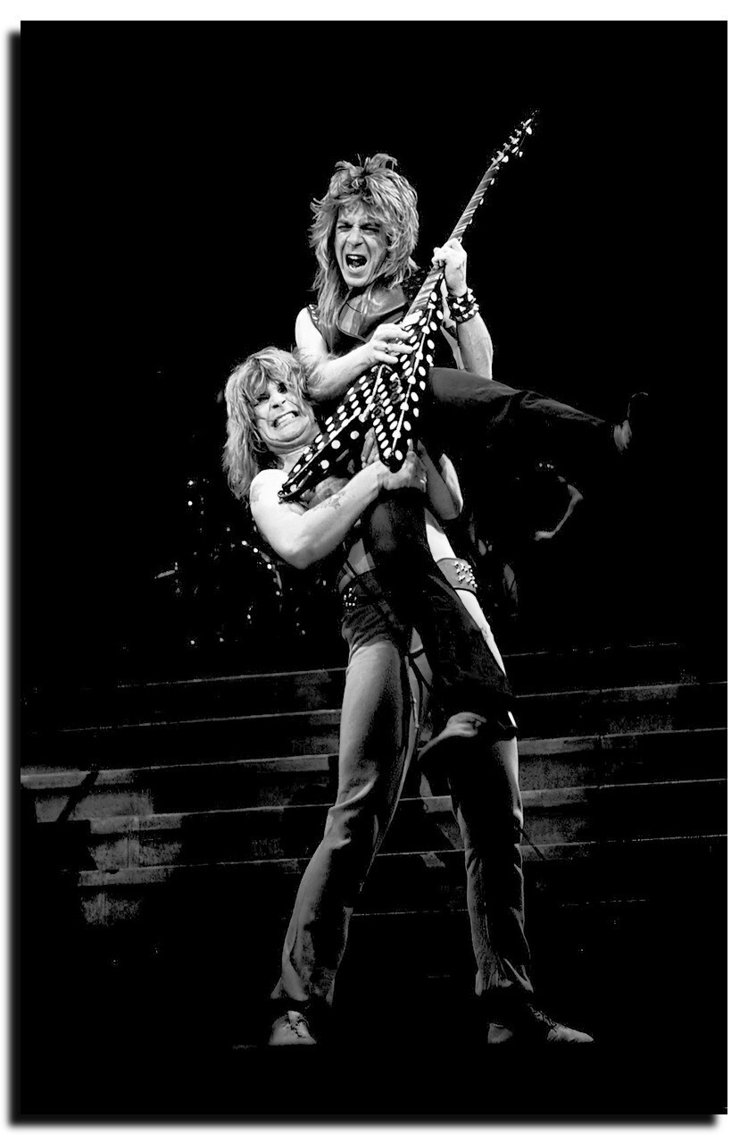 Randy Rhoads Poster 24x36 Inch Live Concert Photo Rare Wall Art Print - RR09 gallery