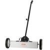 VEVOR 18" Magnetic Sweeper with Wheels 45lbs Rolling Sweeper Lawn Yard Grass gallery