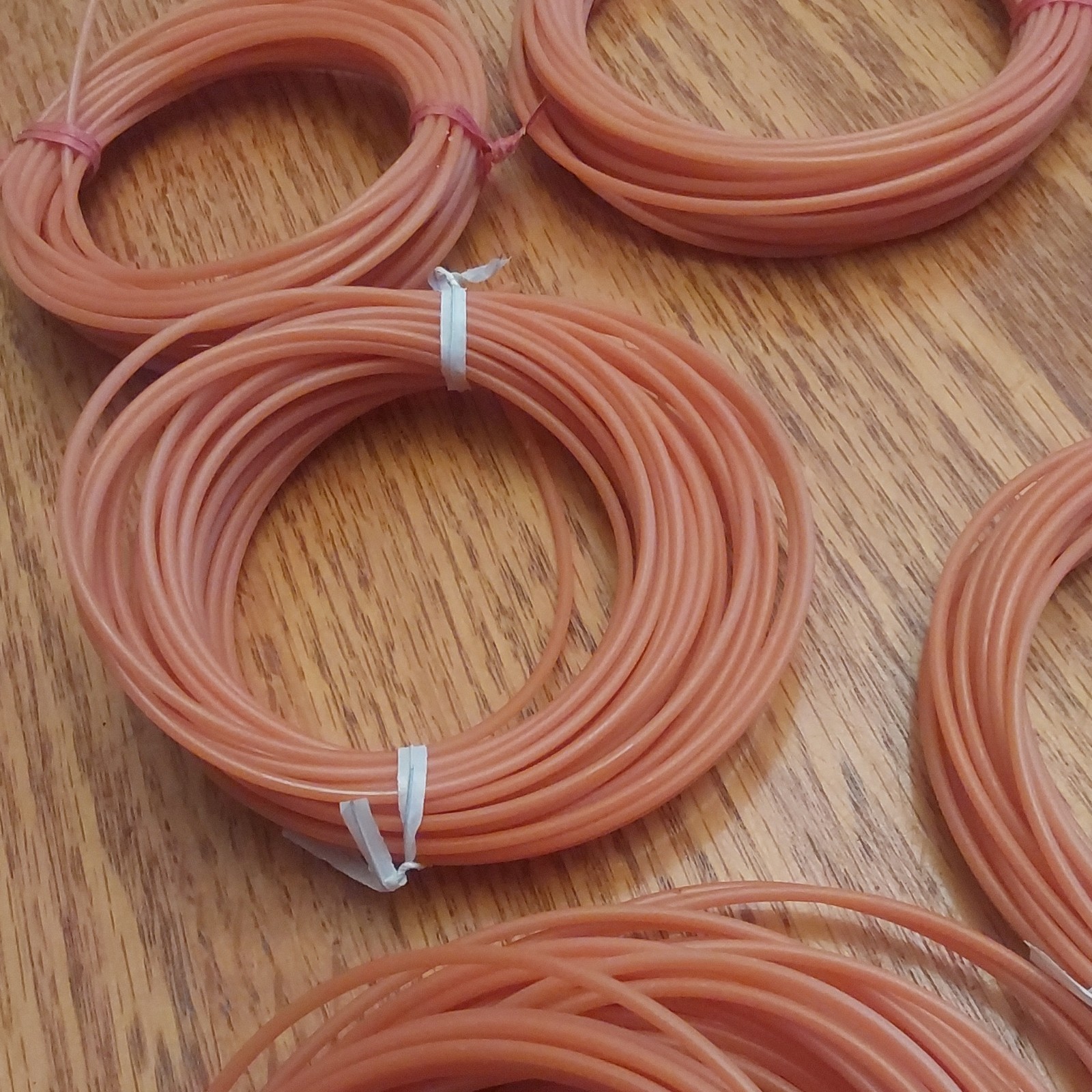 Orange Trimmer Line Coils Plastic for String Trimmer Lot of 7, MPN N/A gallery