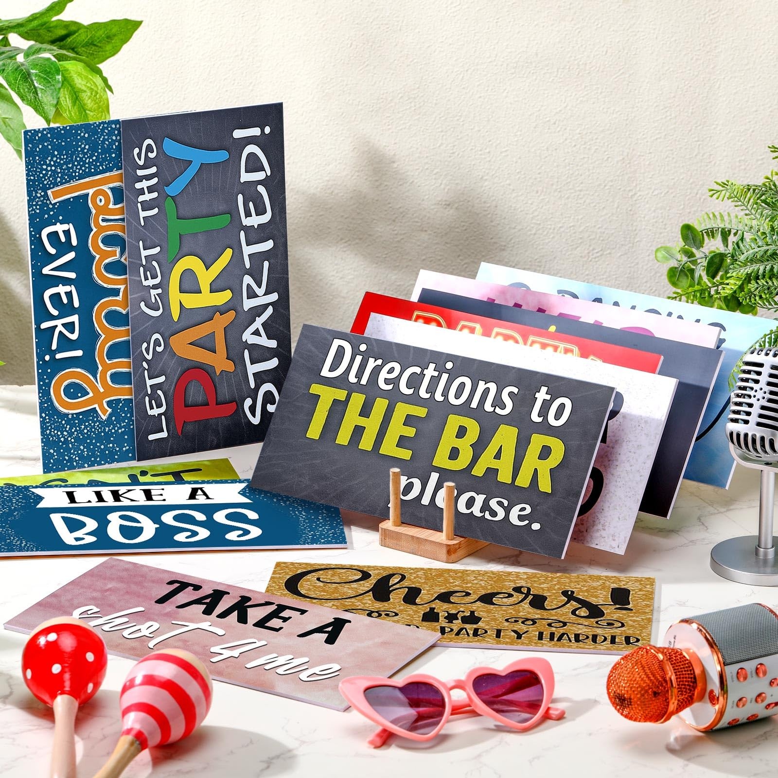 24 Designs Photo Booth Props for All Occasions Photo Booth Sign Decorations f... gallery
