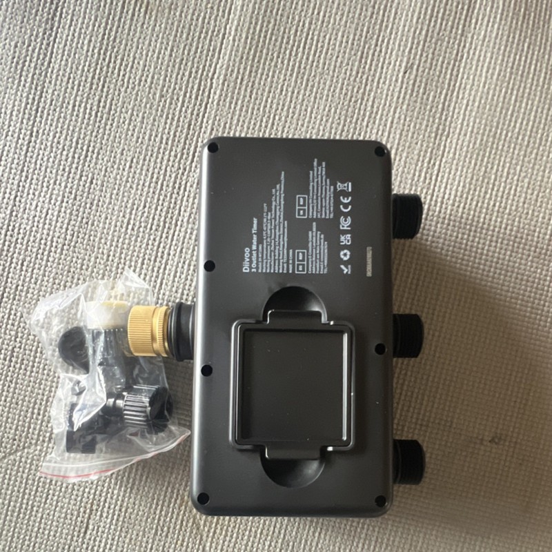 Diivoo 3-Outlet Programmable Digital Tap/Hose Timer with Fittings gallery