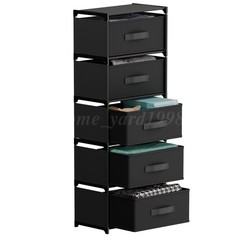Multifunctional Fabric Storage Tower Dresser 2-9 Drawers for Home Organization