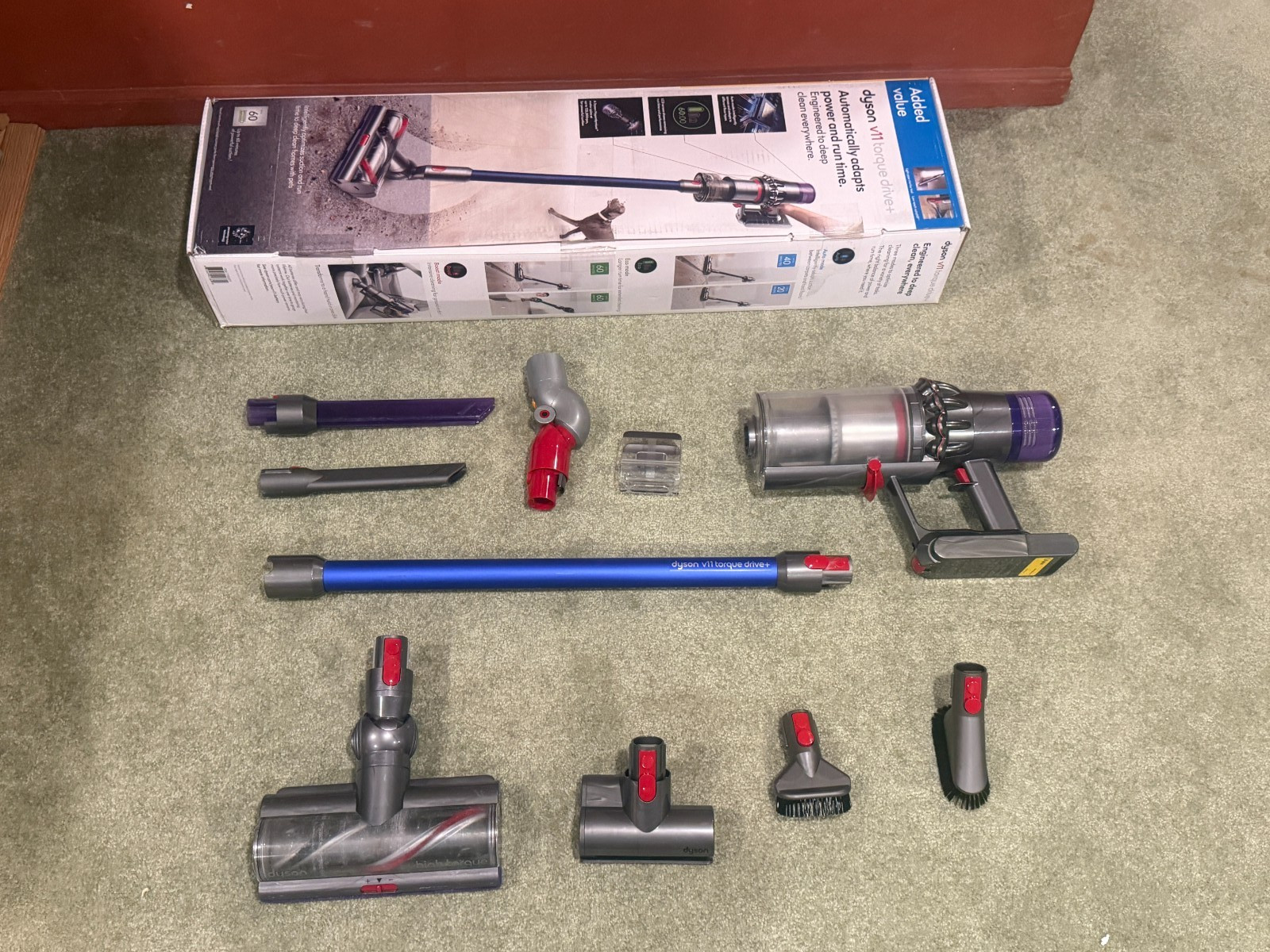 Dyson V11 Torque Drive+ Cordless Vacuum Cleaner with Extra Attachments gallery