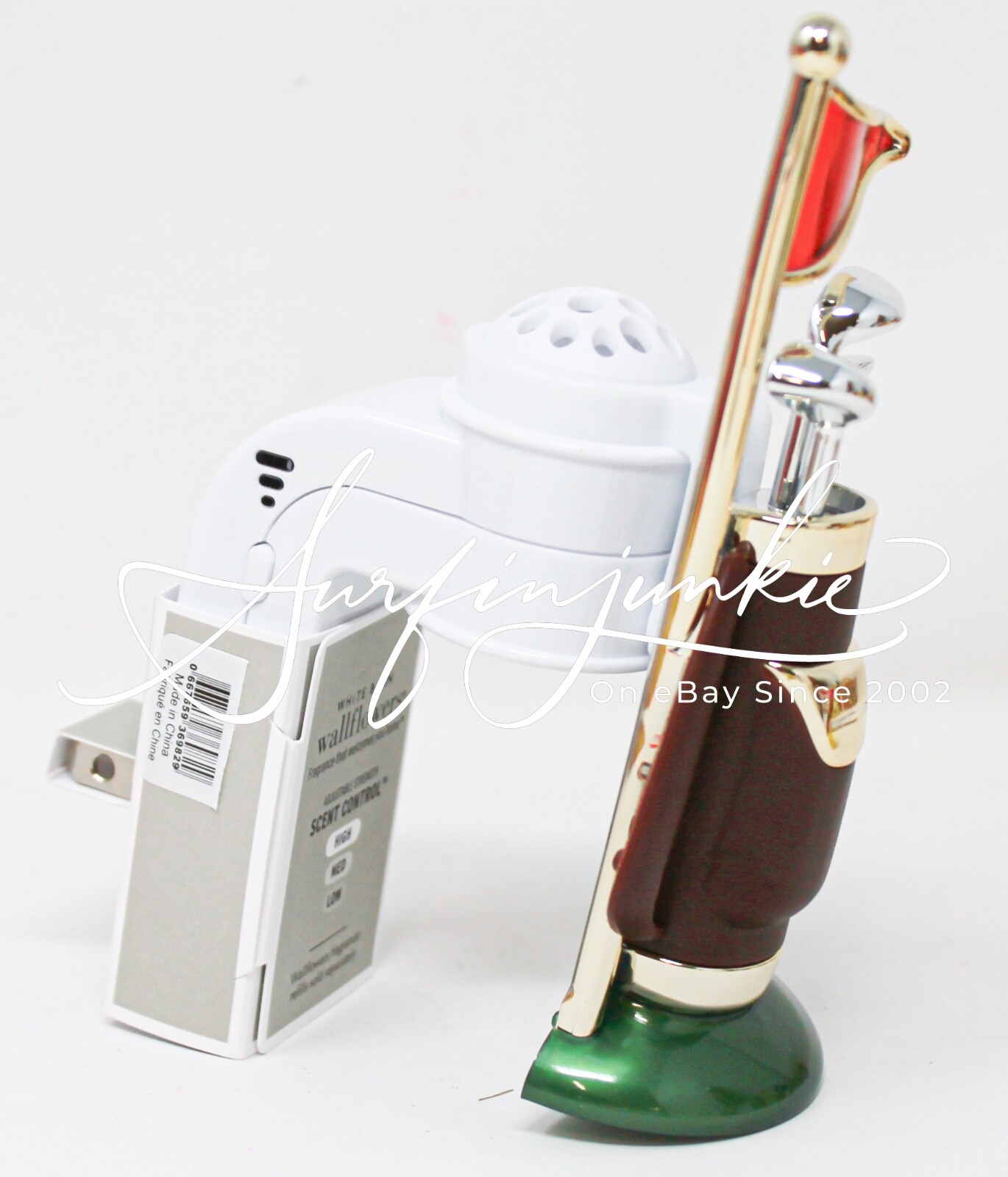 Bath & Body Works Wallflower Plug Diffuser Unit Golf Bag Clubs Golfer Flag Tee gallery