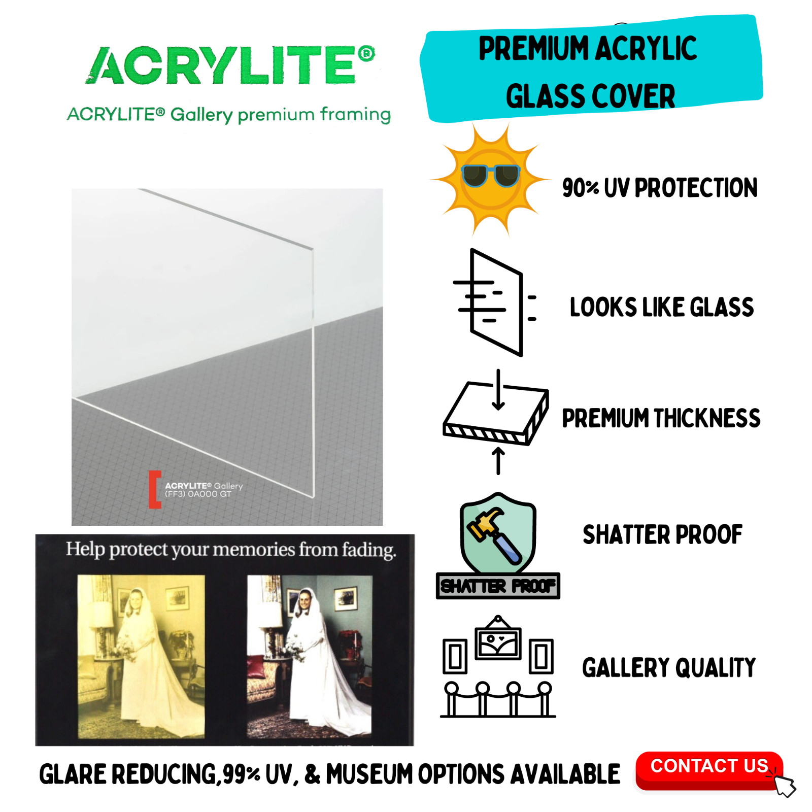 Colorful Urban Splatter Picture Frame Ready To Hang UV Protected Acrylic Glass gallery