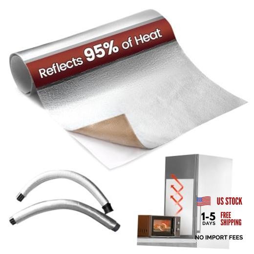 Heat Shield Automotive Aluminum Reflects 95% of 24" x 12" x 0.03" Silver gallery