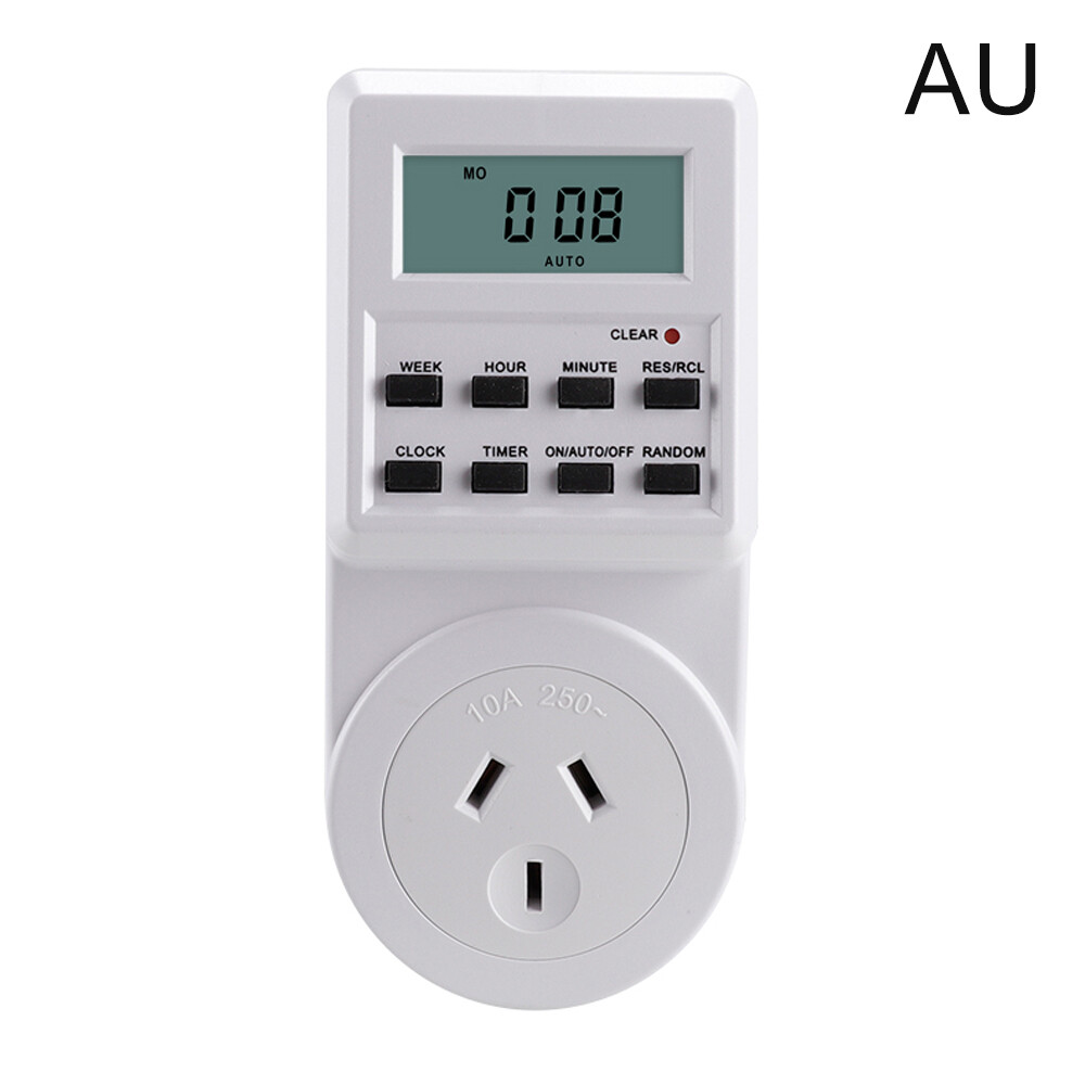 Programmable Electrical Plug-in Power Socket Timer Switch Outlet Time 50Hz/60Hz gallery