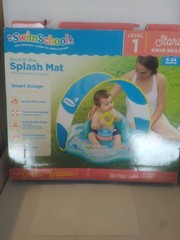 Stack N’ Play Teal Inflatable Splash Mat with Removable Canopy 28″ By SwimSchool