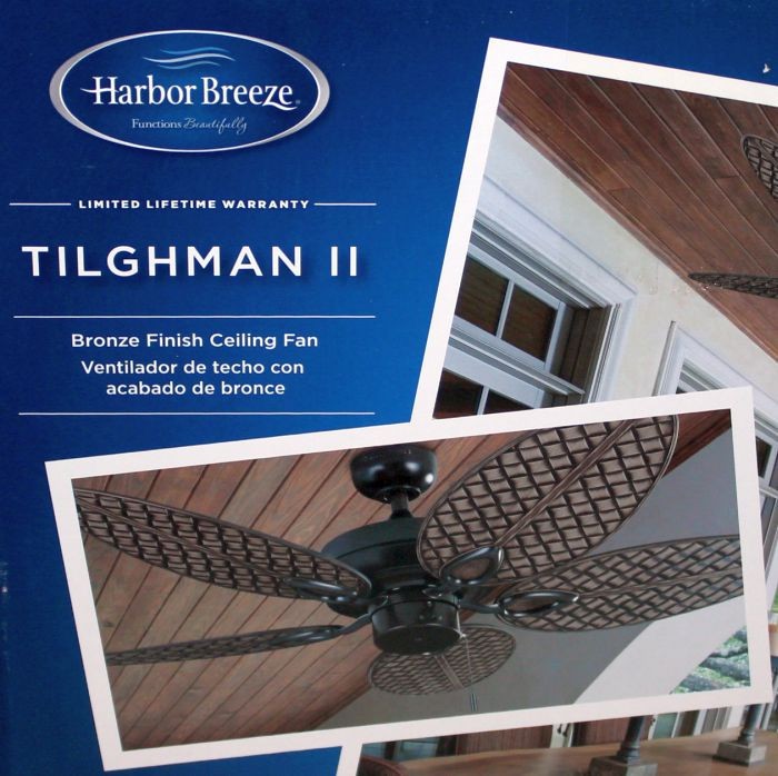5 Blade Set for Harbor Breeze TILGHMAN II Ceiling Fan Parts BRONZE - New gallery