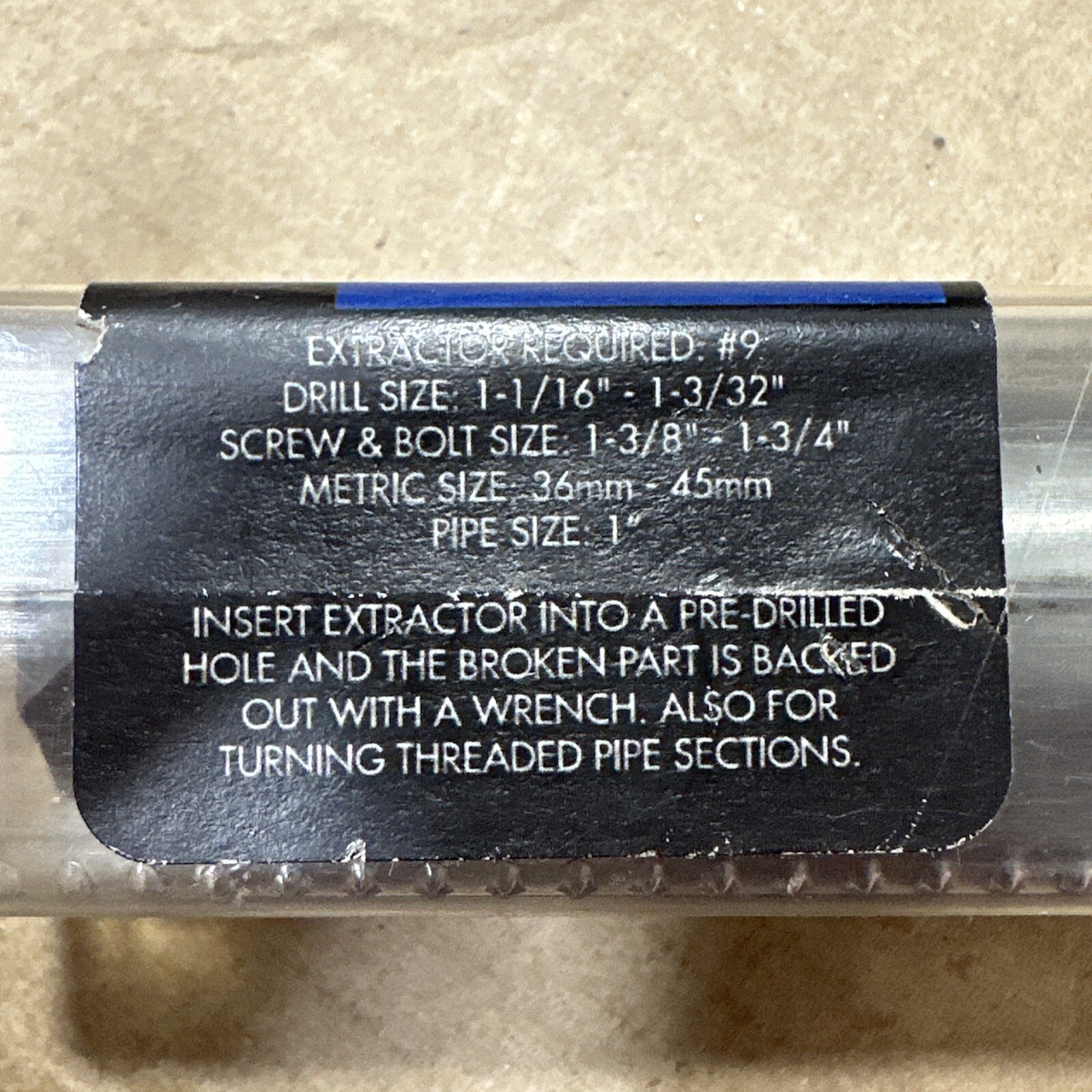 Forney 20868, Screw Extractor, Helical Flute, #9 gallery