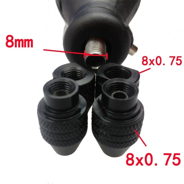 0.5-3.2mm Universal Multi Chuck Keyless for Dremel Grinder Shaft Rotary Tool gallery