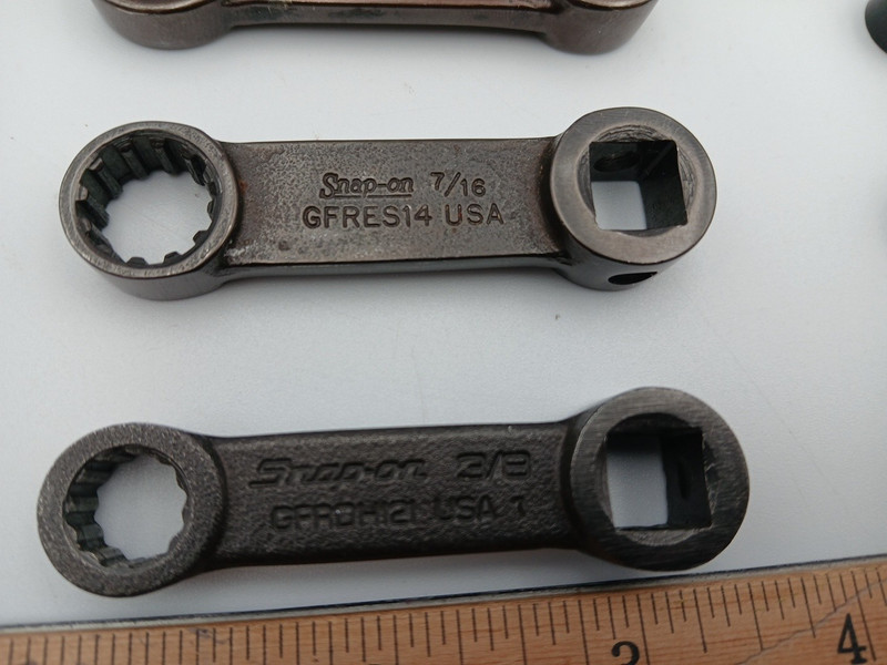 Snap On Spline Torque Adaptor 7pc Lot 3/8” Drive Underline Various Sizes USA gallery