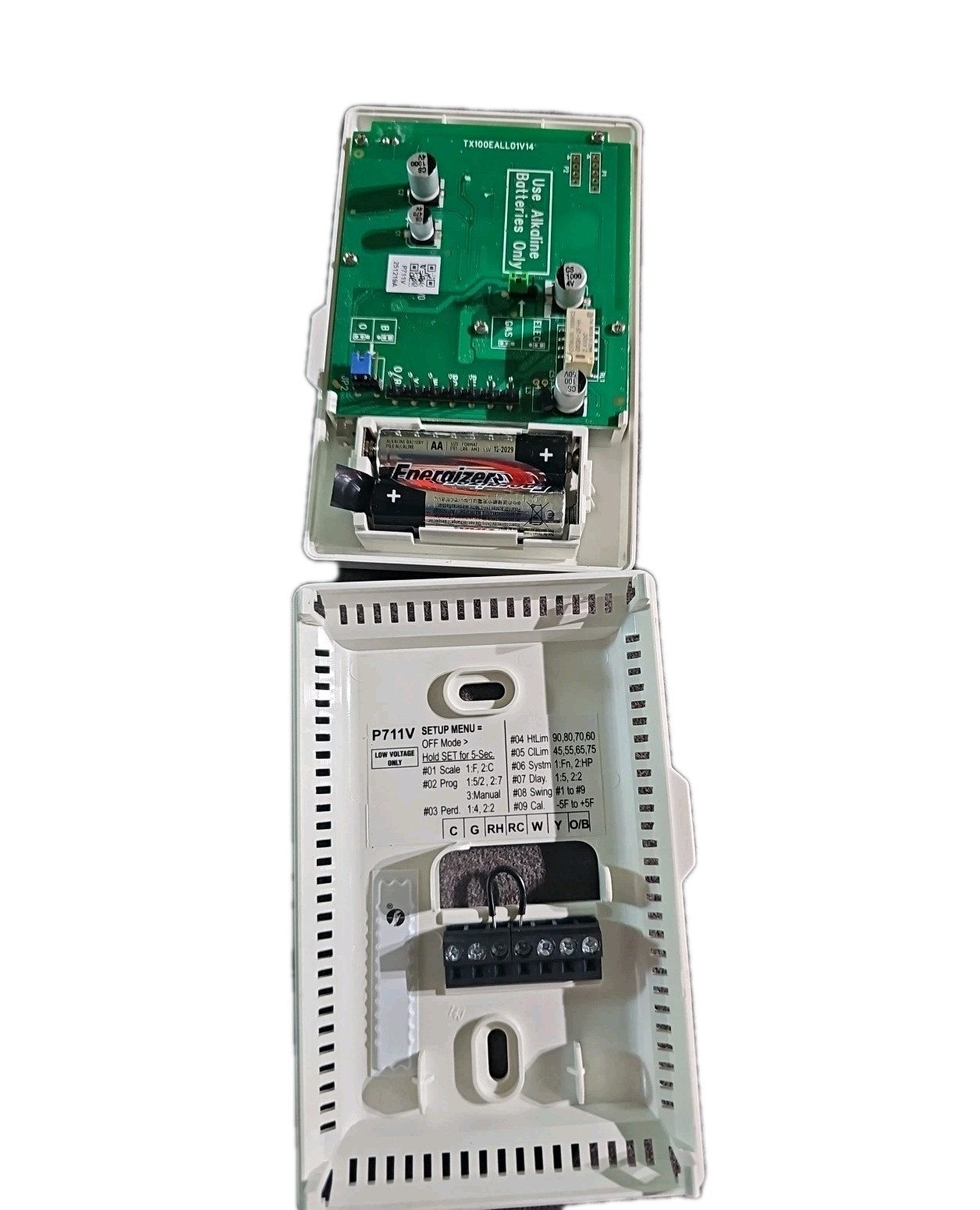 Lux Pro P711V-010 Programmable 7 Day Thermostat, 1 Heat, 1 Cool, Batteries In... gallery