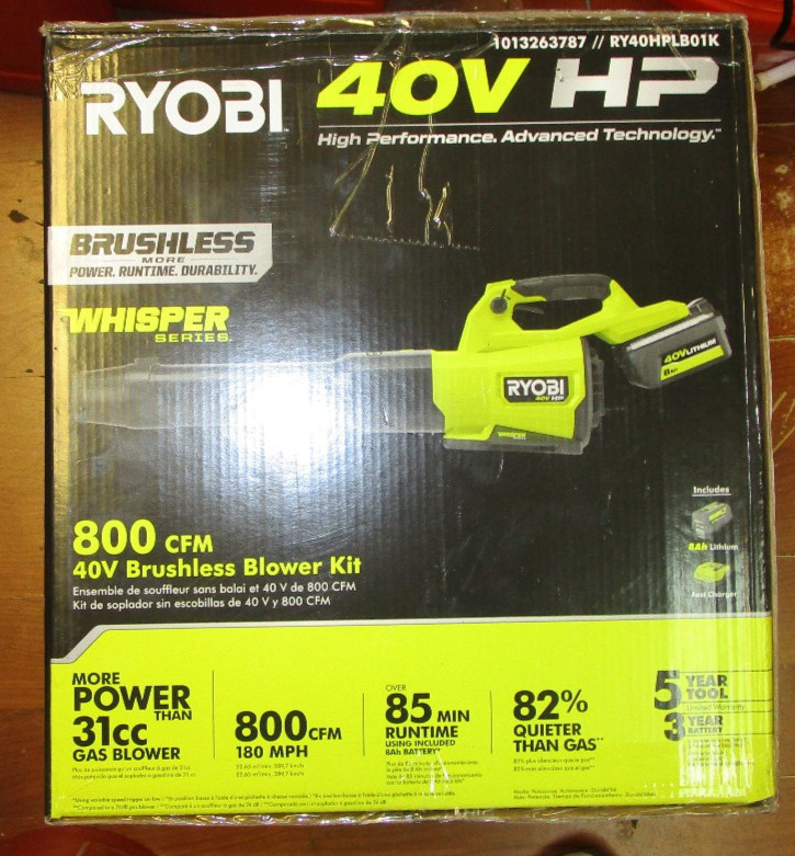 Ryobi 40V HP Brushless Blower Kit gallery