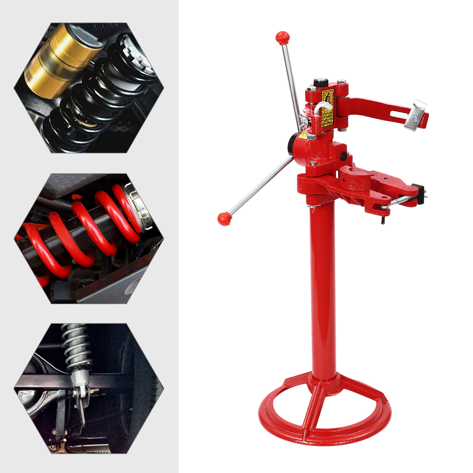 2200lbs Vehicle Auto Spring Compressor Hand Operate Vehicle Spring Removal Tool gallery