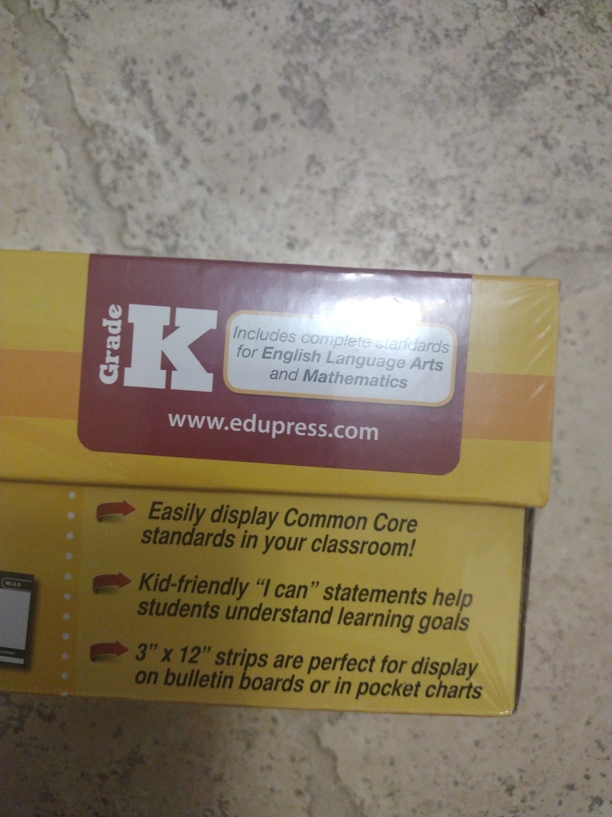 Edupress Common Core Display Strips Grade K For English Language Arts And Math gallery