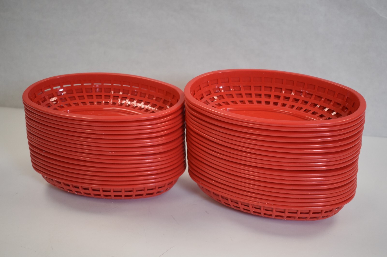 TableCraft Food & Snack Serving Basket BBQ Oval Tray SIde Order 1074 Lot of 36 gallery