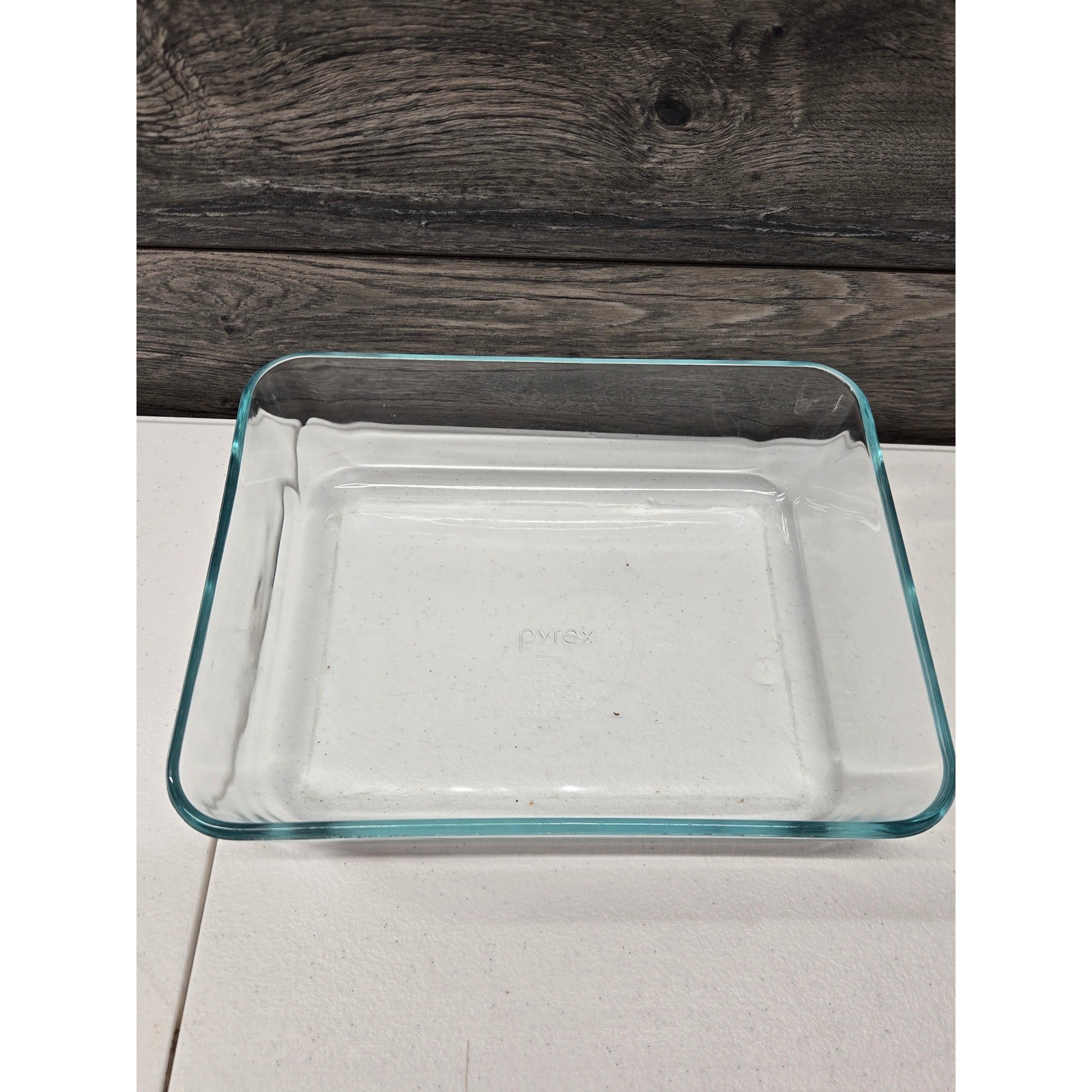 Pyrex 7211 Clear Glass Rectangular Food Storage Dish 6 Cup 8x6x2 Made in USA gallery