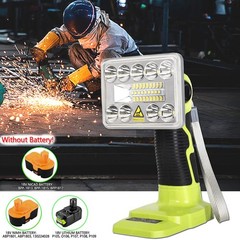 Cordless LED Work Light Flashlight for Ryobi 18V One+ Li-ion Battery 9W 1000LM