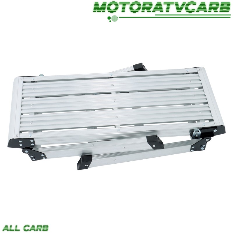 ALL-CARB 330 Lbs Capacity Work Platform Aluminum Step Ladder Heavy Duty Foldable gallery