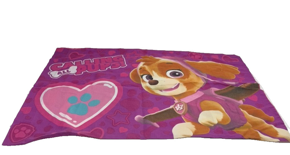 Paw Patrol 1 Reversible Pillowcase 20x30 Standard Size Pink Girl Twin Full Size gallery