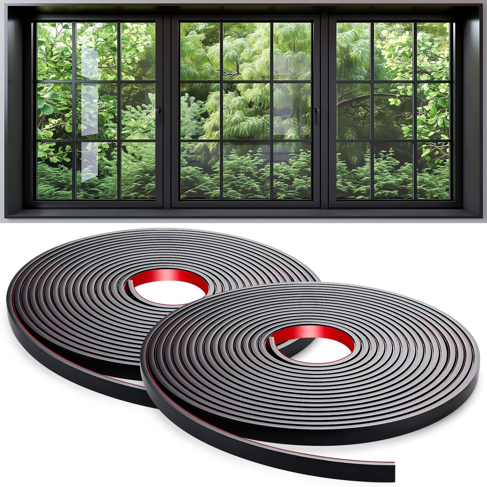 59 Ft Window Grille Inserts Grid Kit, Self-Adhesive Peel and Stick Trim Moldi... gallery