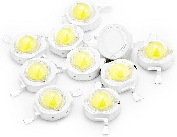 10 Pcs High Power Led Chip 5W White (6000K - 6500K / 600Ma - 700Ma / DC 6V - ... gallery
