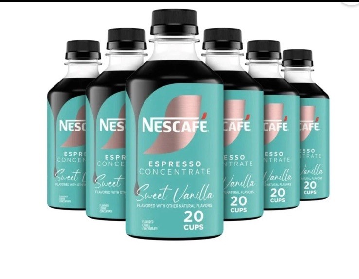 NESCAFE Espresso Concentrate Vanilla Coffee 300ml Bottle 6pk gallery